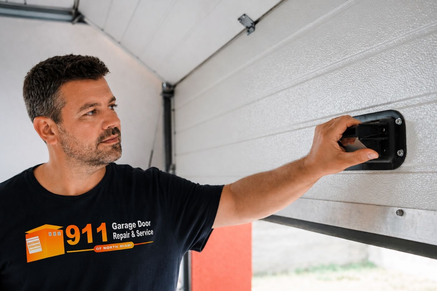 Technician on commercial service — Miami